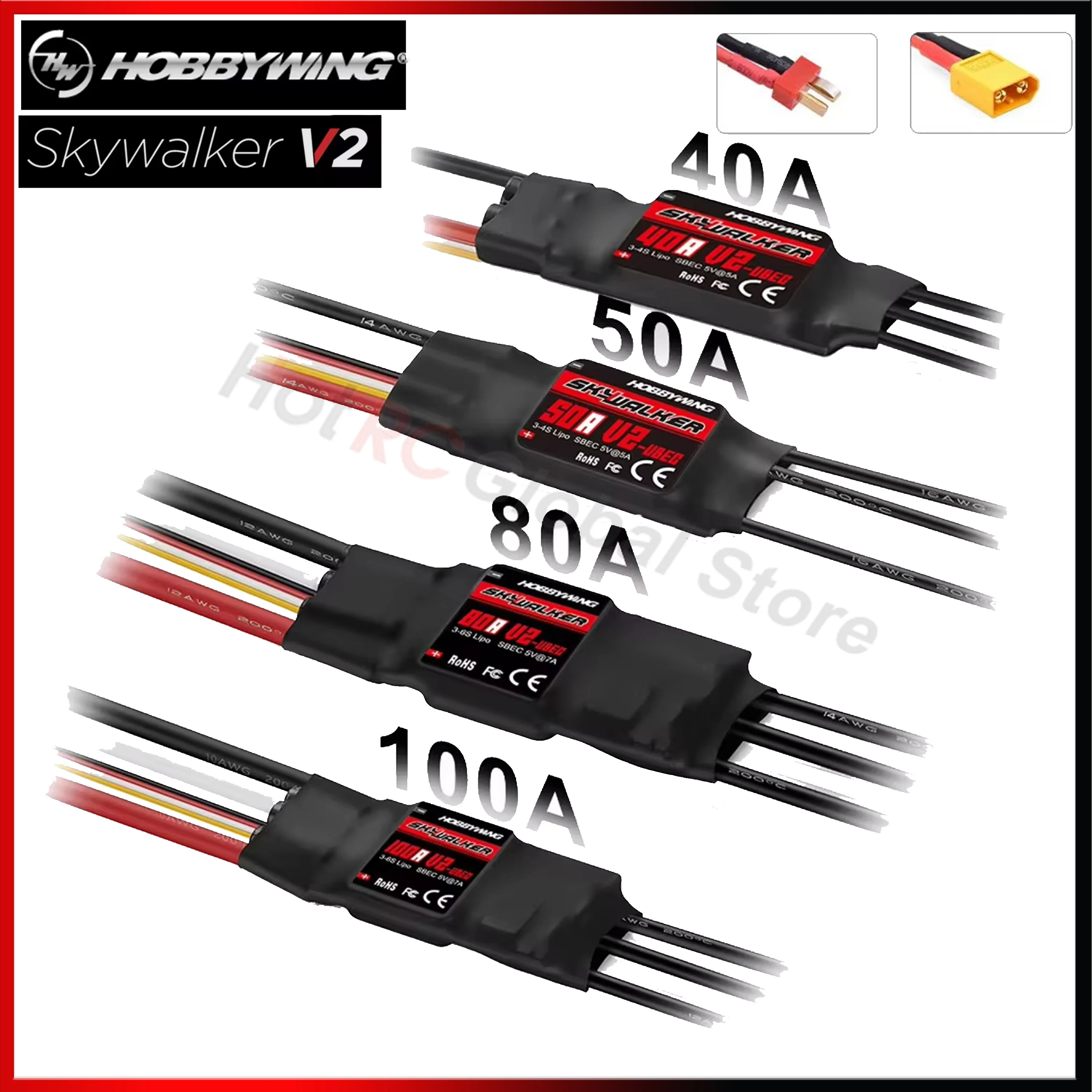 Fpv Drone Motor - HOBBYWING Skywalker V2 Series 40A 50A