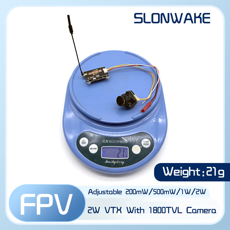 SLONWAKE 5.8G 56CH 2W transmit - đánh giá và giá Fpv Drone Transmitter