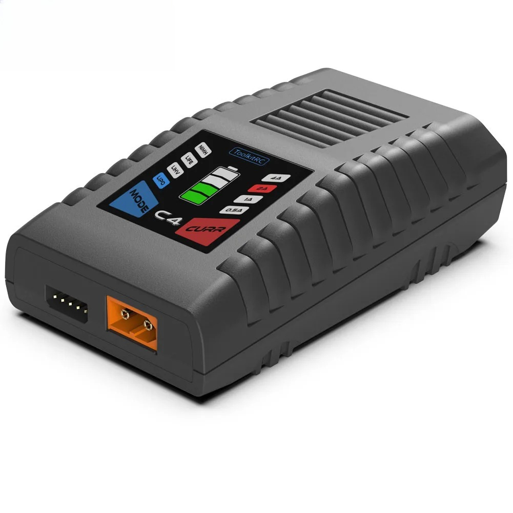 ToolkitRC C4 Charger 50W 5A AC - đánh giá và giá Fpv Drone Charger
