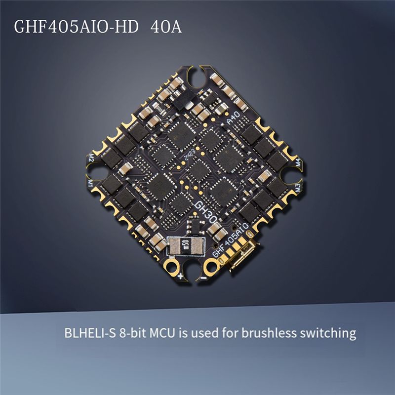 ABTI-GHF405AIO-HD 40A AIO Flig - đánh giá và giá Fpv Drone Flight Controller
