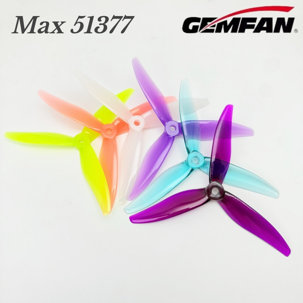 2Pairs Gemfan Hurricane 51377  - đánh giá và giá Fpv Drone Propeller