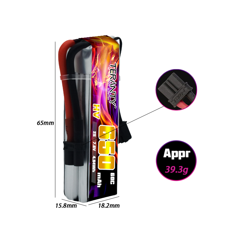 2/4/6/10PCS TERANTY 650mAh 2S  - đánh giá và giá Fpv Drone Kit