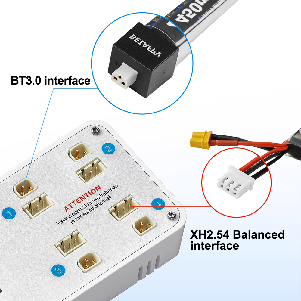 VIFLY Toothstor 4 Channel 2S L - đánh giá và giá Fpv Drone Charger